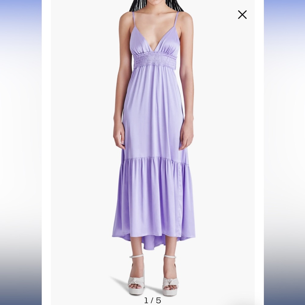 Steve Madden spring rose  Midi Dress NWT